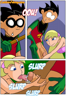 Pool Ending In Anal Sex- Teen Titans image 3