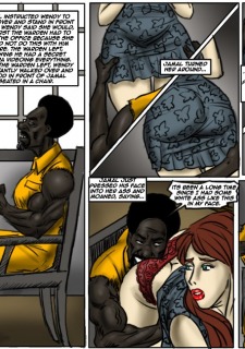 Prison Control- illustrated interracial image 5
