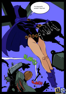 Raven Vs Slade- Teen Titans- Drawn Sex image 3