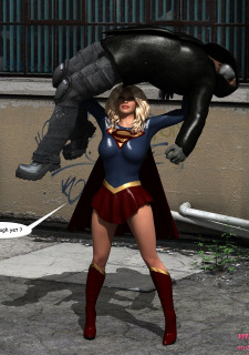 Supergirl vs Cain- MrBunnyArt image 15