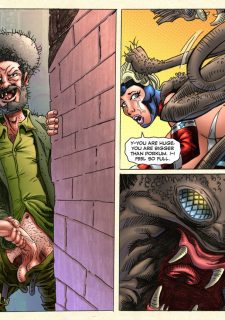 Unusual contact in a Dirty Alley- Superheroine image 24
